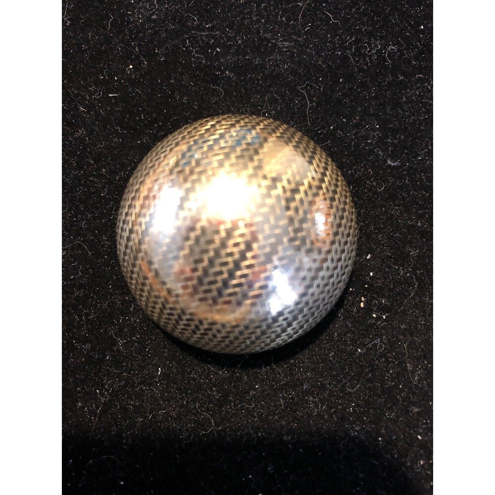 vintage mid century modern Gold Toned dome Sweater Clip